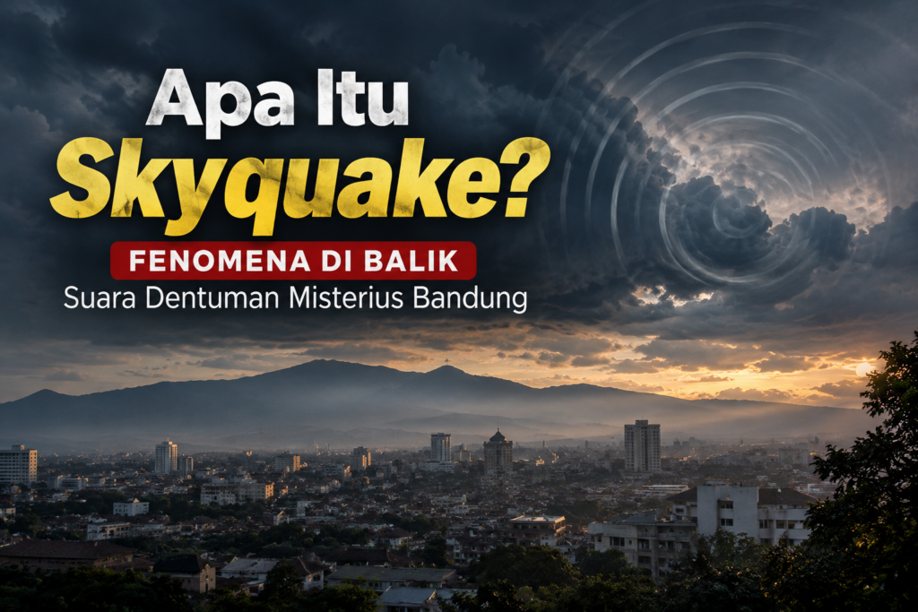 Apa Itu Skyquake Fenomena di Balik Suara Dentuman Misterius Bandung