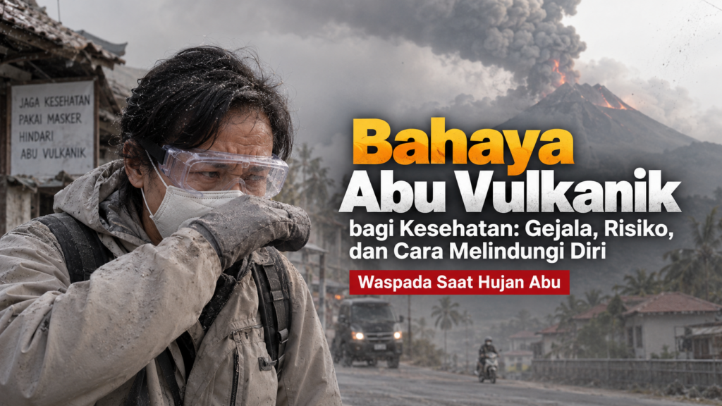 Bahaya Abu Vulkanik bagi Kesehatan Gejala, Risiko, dan Cara Melindungi Diri