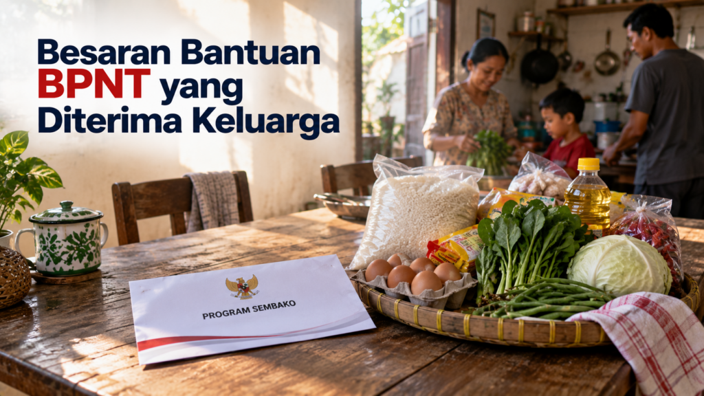 Besaran Bantuan BPNT yang Diterima Keluarga