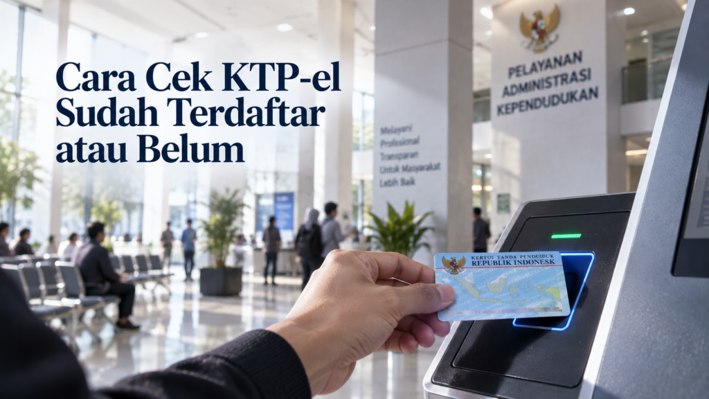 Cara Cek KTP-el Sudah Terdaftar atau Belum