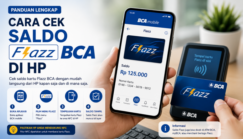 Cara Cek Saldo Flazz BCA di HP