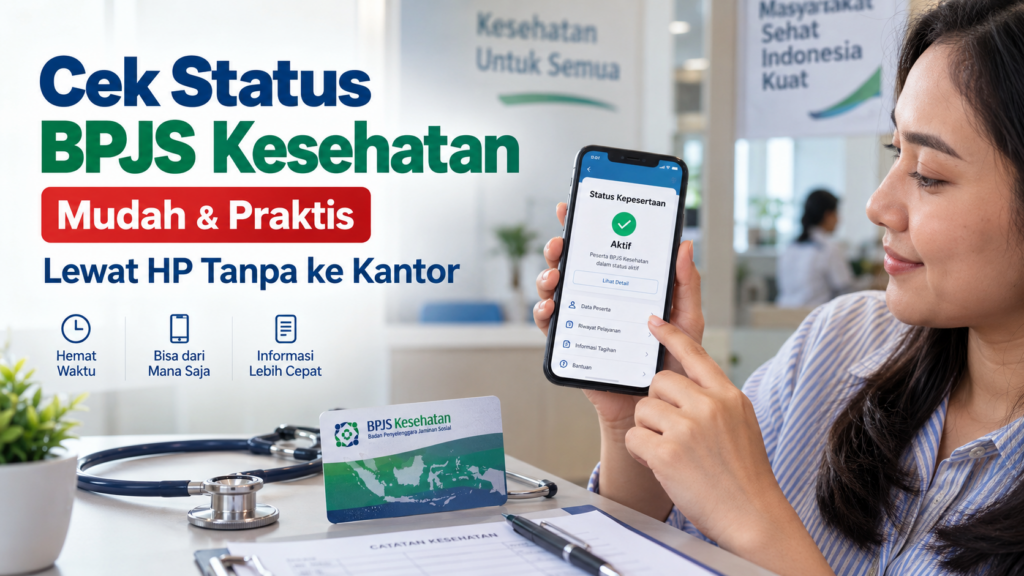 Cara Cek Status BPJS Kesehatan Lewat HP Tanpa ke Kantor