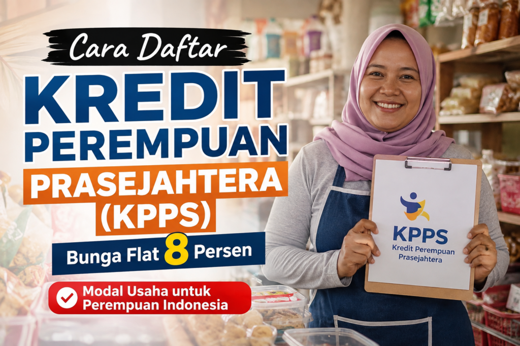 Cara Daftar Kredit Perempuan Prasejahtera (KPPS) Bunga Flat 8 Persen