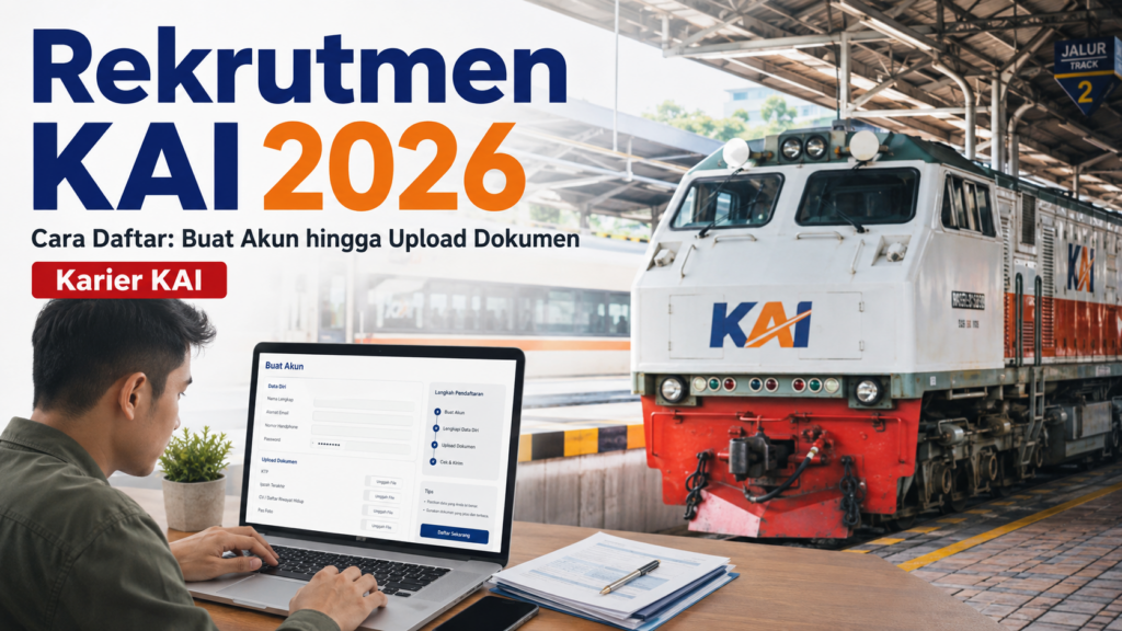 Cara Daftar Rekrutmen KAI 2026 Buat Akun hingga Upload Dokumen di Karier KAI
