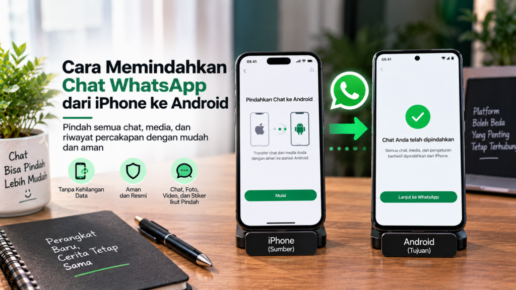 Cara Memindahkan Chat WhatsApp dari iPhone ke Android