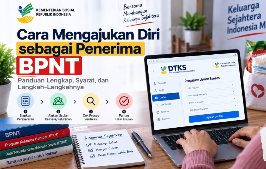 Cara Mengajukan Diri sebagai Penerima BPNT