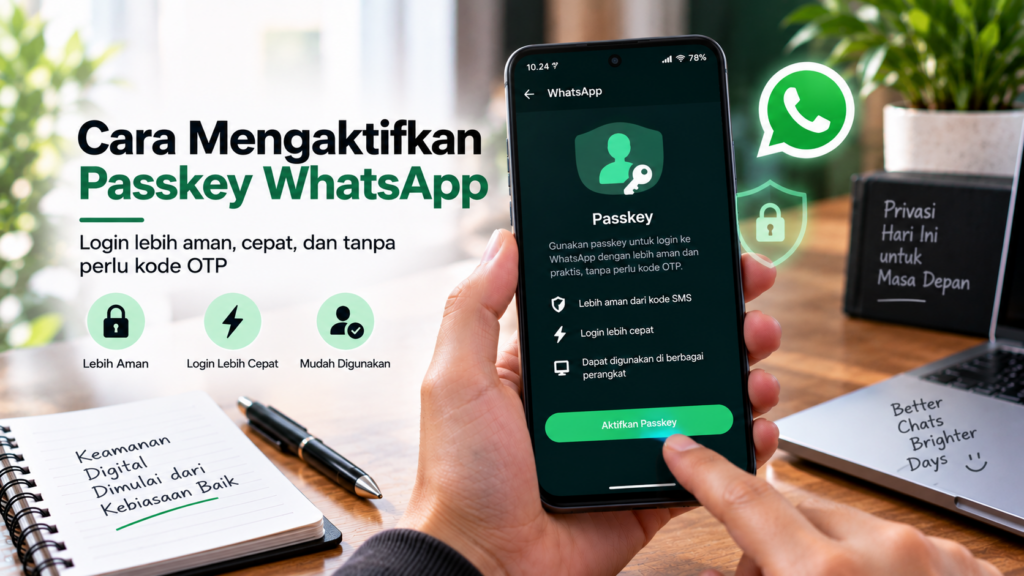Cara Mengaktifkan Passkey WhatsApp