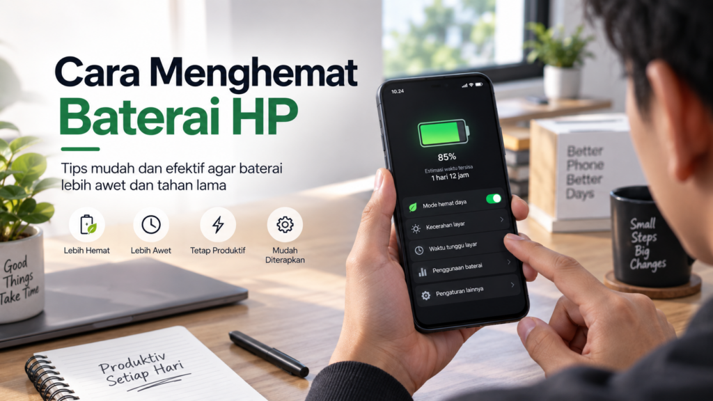 Cara Menghemat Baterai HP agar Awet & Tahan Seharian