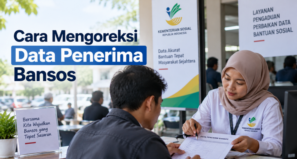 Cara Mengoreksi Data Penerima Bansos