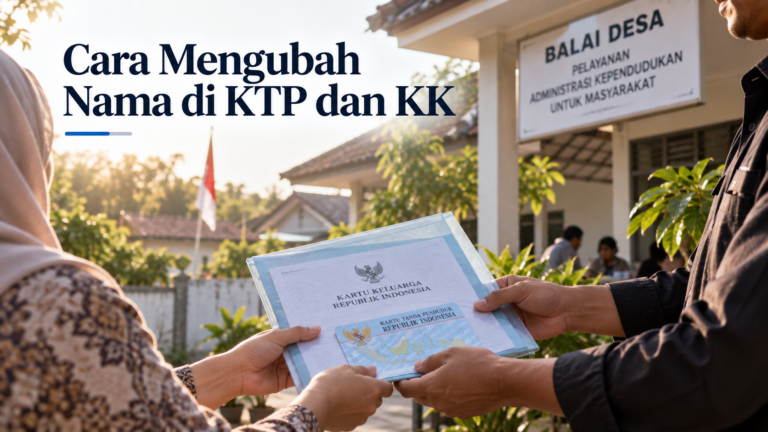Cara Mengubah Nama di KTP dan KK Secara Online dan Syaratnya