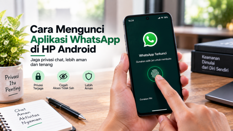 Cara Mengunci Aplikasi WhatsApp di HP Android dengan Sidik Jari