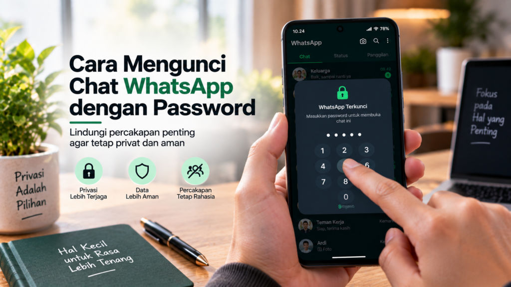 Cara Mengunci Chat WhatsApp dengan Password