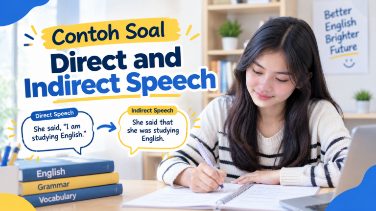 Contoh Soal Direct and Indirect Speech: Rumus, Jawaban, dan Pembahasan