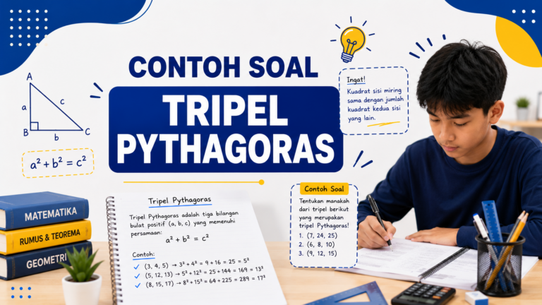 Contoh Soal Tripel Pythagoras: Rumus, Jawaban, dan Pembahasan Lengkap.
