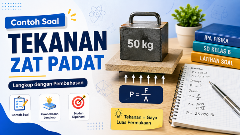 Contoh Soal Tekanan Zat Padat: Rumus, Jawaban, dan Pembahasan
