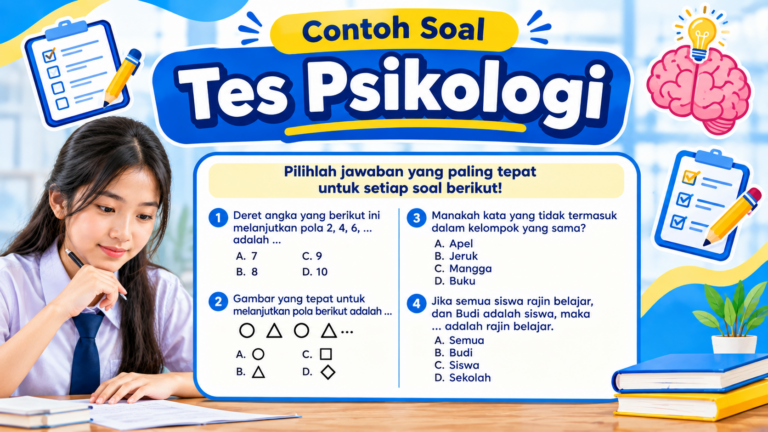 Contoh Soal Tes Psikologi: Lengkap dengan Jawaban dan Pembahasan