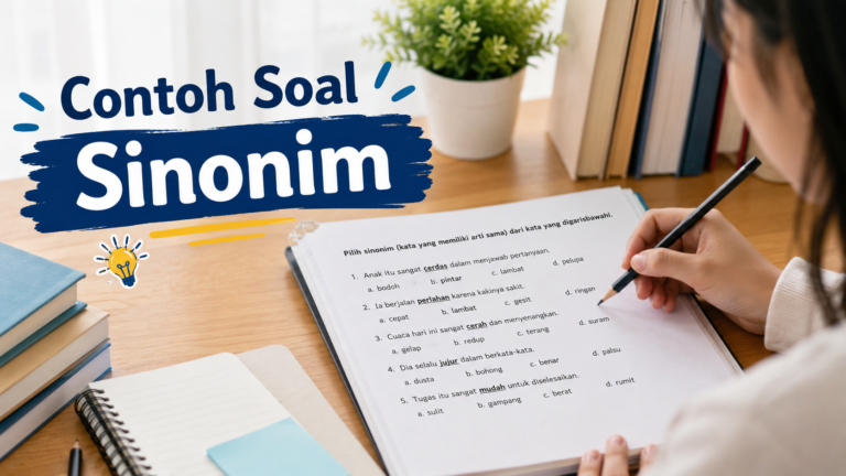 30 Latihan Sinonim: Persamaan Kata dan Jawaban Lengkap