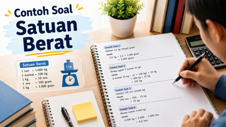 30 Soal Satuan Berat: Kg, Gram, Mg, dan Konversi Lengkap