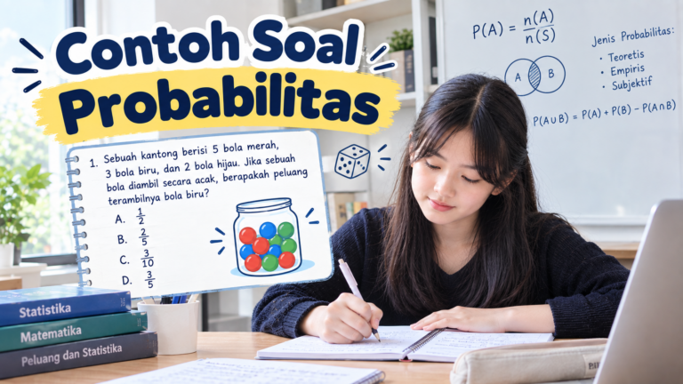 Contoh Soal Probabilitas: Rumus, Jawaban, dan Pembahasan Lengkap