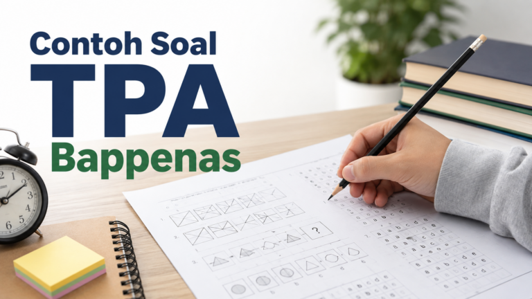 Contoh Soal TPA Bappenas Lengkap dengan Jawaban dan Pembahasan