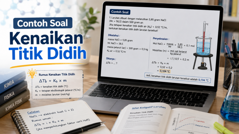 30 Contoh Soal Kenaikan Titik Didih: Rumus, Jawaban, dan Pembahasan Lengkap