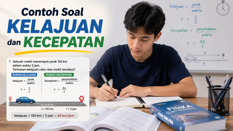 Contoh Soal Kelajuan dan Kecepatan: Rumus, Jawaban, dan Pembahasan Lengkap