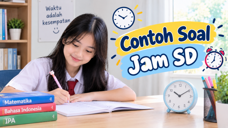 30 Contoh Soal Jam SD Lengkap dengan Jawaban dan Pembahasan