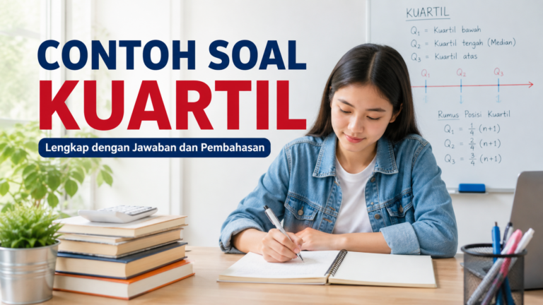 Contoh Soal Kuartil Bawah, Kuartil Tengah, dan Kuartil Atas