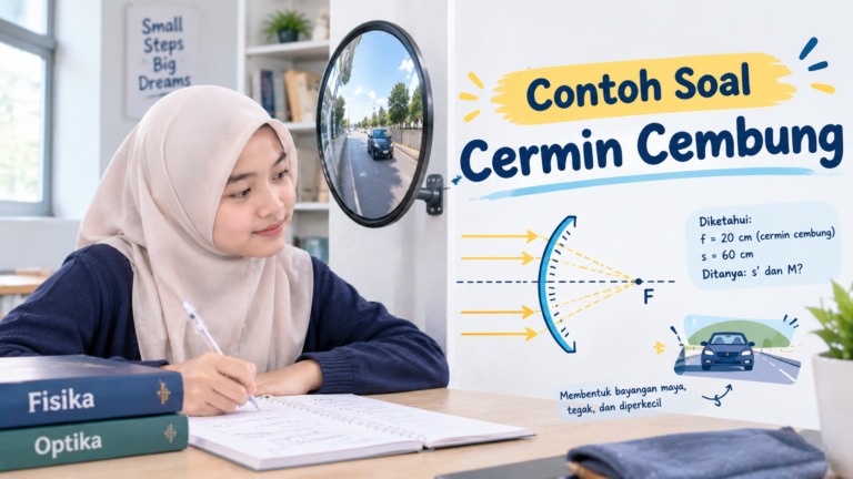 Soal Cermin Cembung Lengkap: Sifat Bayangan dan Perhitungan