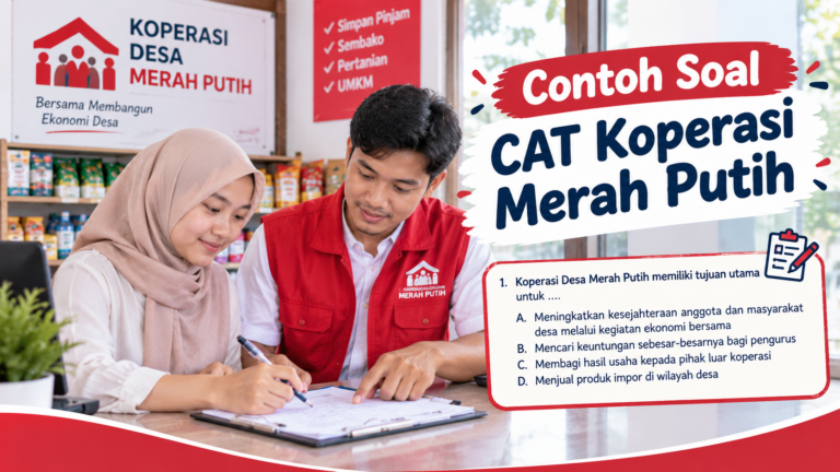 Latihan Soal CAT Koperasi Merah Putih: Tes Kompetensi dan Pembahasan