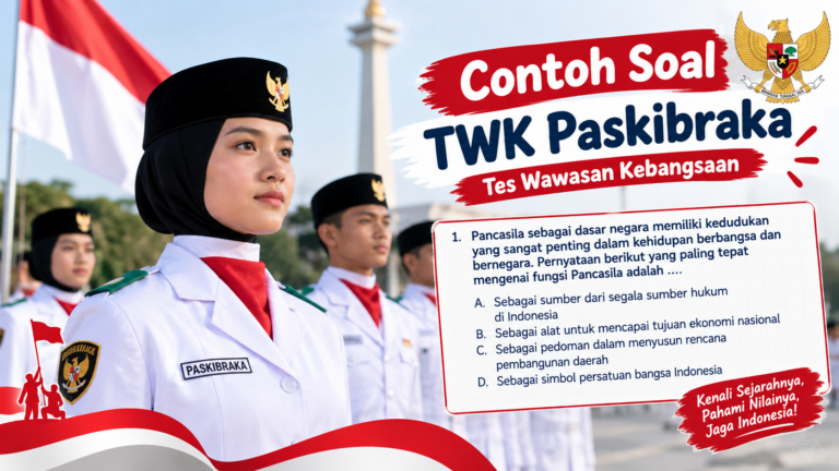 Contoh Soal TWK Seleksi Paskibraka: Nasionalisme, Pancasila, dan UUD 1945