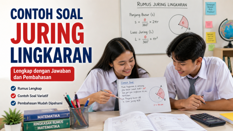 Contoh Soal Juring Lingkaran: Rumus, Jawaban, dan Pembahasan