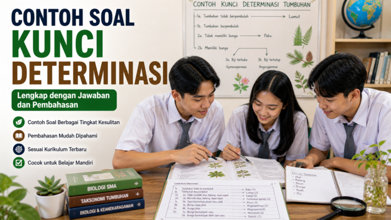 Kumpulan Contoh Soal Kunci Determinasi dan Cara Menentukan Jawaban