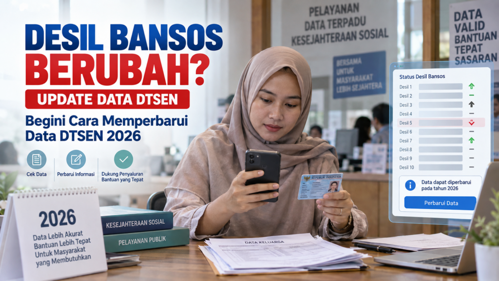 Desil Bansos Berubah Begini Cara Memperbarui Data DTSEN 2026