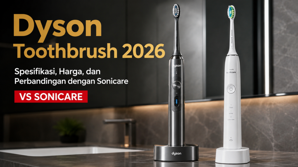 Dyson Toothbrush 2026 Spesifikasi, Harga, dan Perbandingan dengan Sonicare