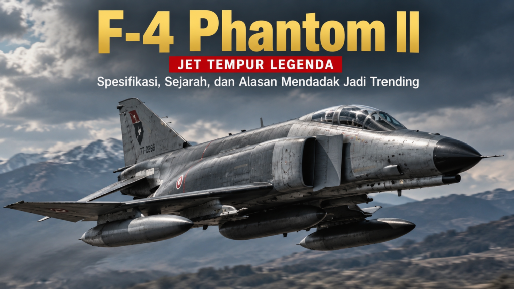 F-4 Phantom II Spesifikasi, Sejarah, dan Alasan Mendadak Jadi Trending