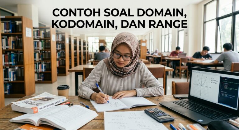 Contoh Soal Domain, Kodomain, dan Range: Rumus dan Pembahasan Lengkap