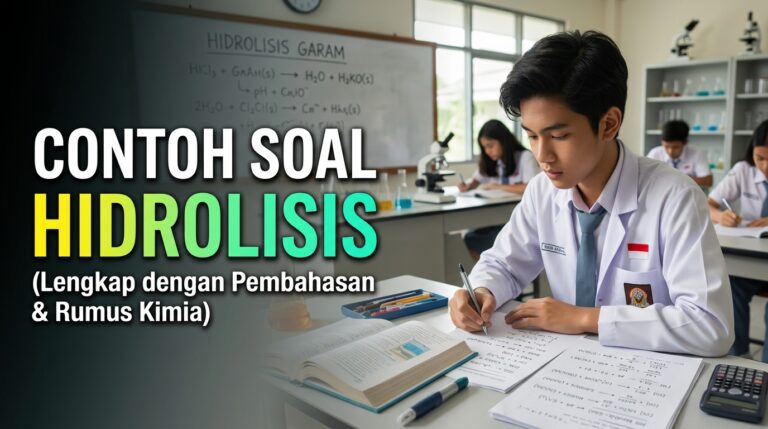Contoh Soal Hidrolisis: Rumus, Jawaban, dan Pembahasan Lengkap