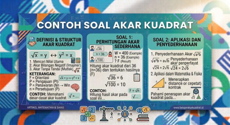 Contoh Soal Akar Kuadrat: Rumus, Jawaban, dan Pembahasan Lengkap