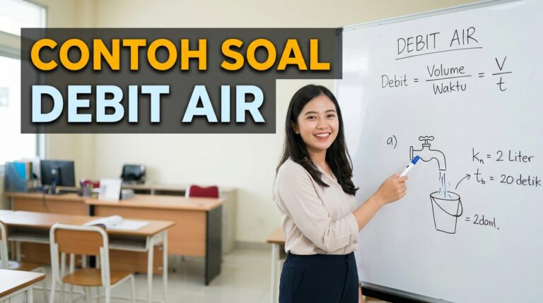 Contoh Soal Debit Air: Cara Menghitung, Jawaban, dan Pembahasan