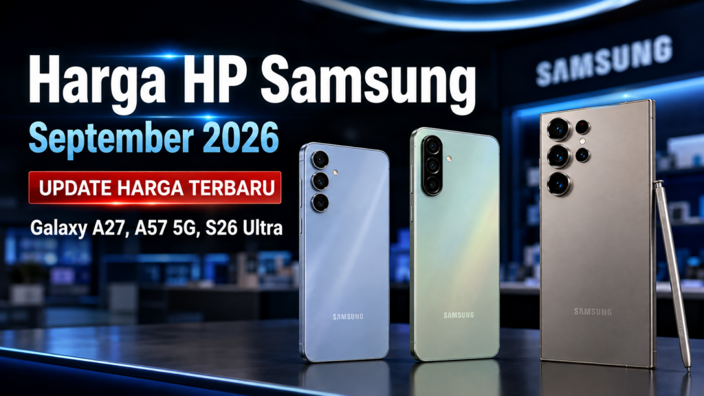 Harga HP Samsung September 2026 Galaxy A27, A57 5G, S26 Ultra