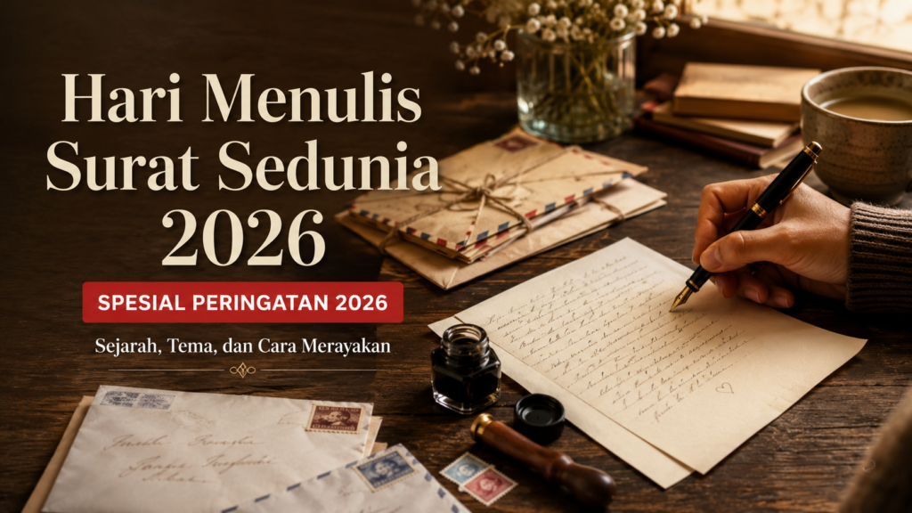Hari Menulis Surat Sedunia 2026 Sejarah, Tema, dan Cara Merayakan