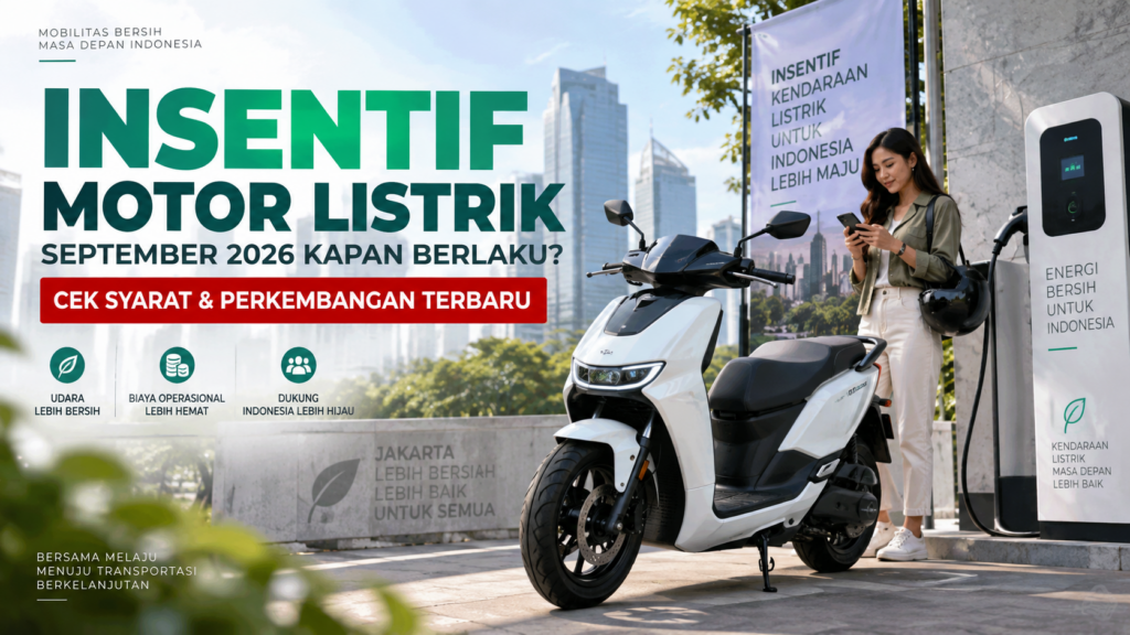 Insentif Motor Listrik September 2026 Kapan Berlaku Cek Syarat dan Perkembangan Terbaru