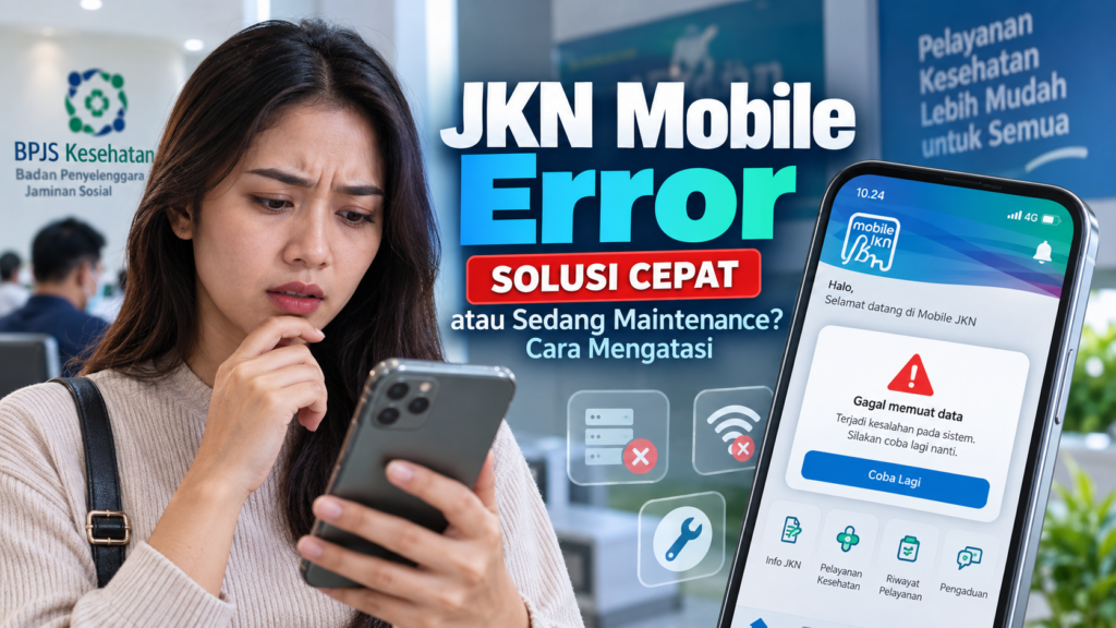 JKN Mobile Error atau Sedang Maintenance Cara Mengatasi