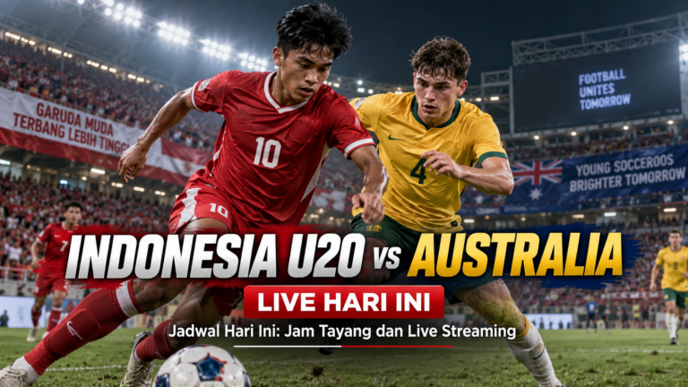 Jadwal Indonesia U20 vs Australia Hari Ini: Jam Tayang dan Live Streaming