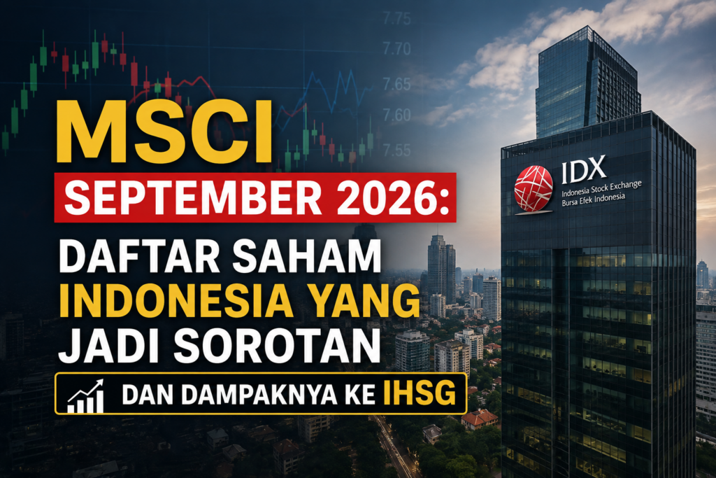MSCI September 2026 Daftar Saham Indonesia yang Jadi Sorotan dan Dampaknya ke IHSG