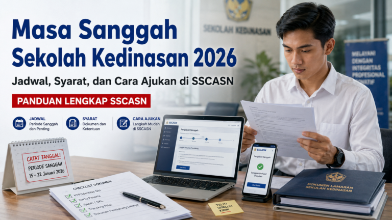 Masa Sanggah Sekolah Kedinasan 2026: Jadwal, Syarat, dan Cara Ajukan di SSCASN