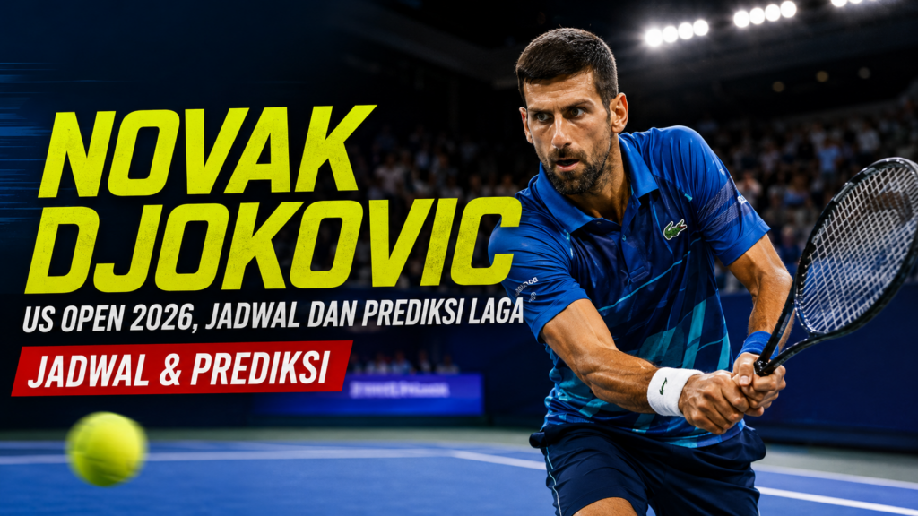 Novak Djokovic US Open 2026, Jadwal dan Prediksi Laga