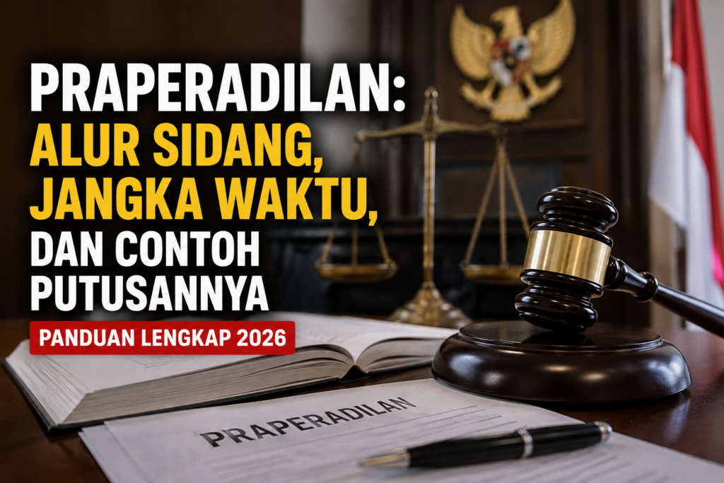 Praperadilan Alur Sidang, Jangka Waktu, dan Contoh Putusannya