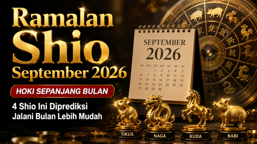 Ramalan Shio September 2026 4 Shio Ini Diprediksi Jalani Bulan Lebih Mudah